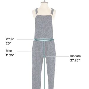 Elegant Dark Jumpsuit with Leopard Accents